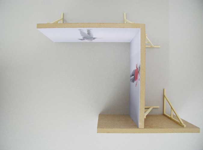 peter welz, 'the fall | up and down | double down | tripple projection', 2003